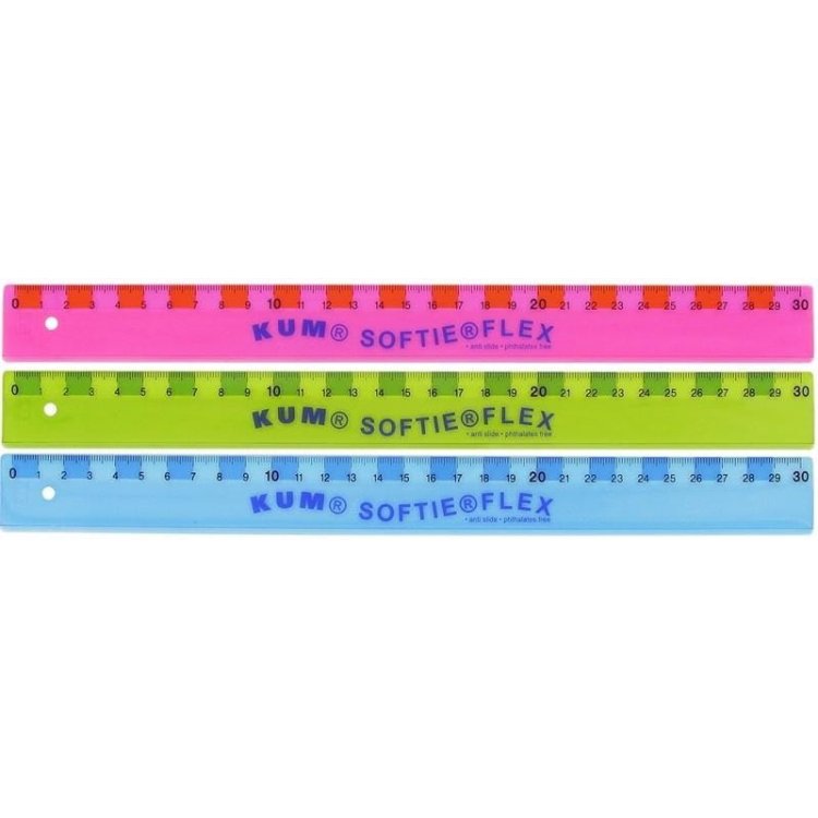Linijka Softie Flex TB 30cm mix