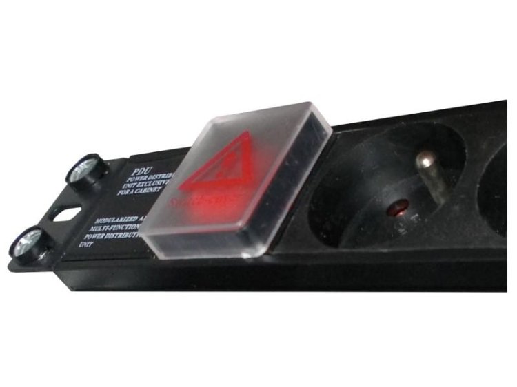 Listwa przeciwprzepięciowa A-LAN PZ081U3M (8 x UTE; 16 A (3680 W); 3m; kolor czarny)