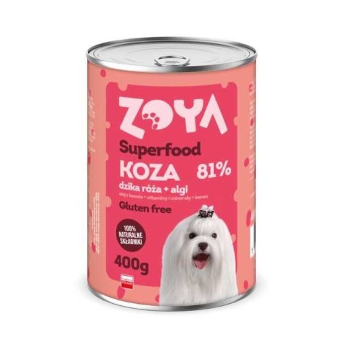 ZOYA Koza - Superfood  - Karma mokra dla psów - 400g