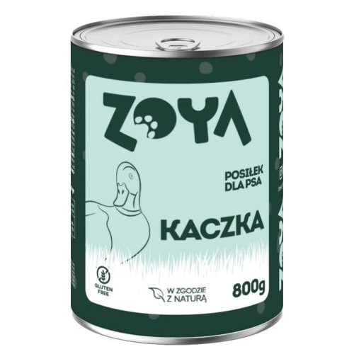 ZOYA Kaczka – puszka - Karma mokra dla psów - 800g