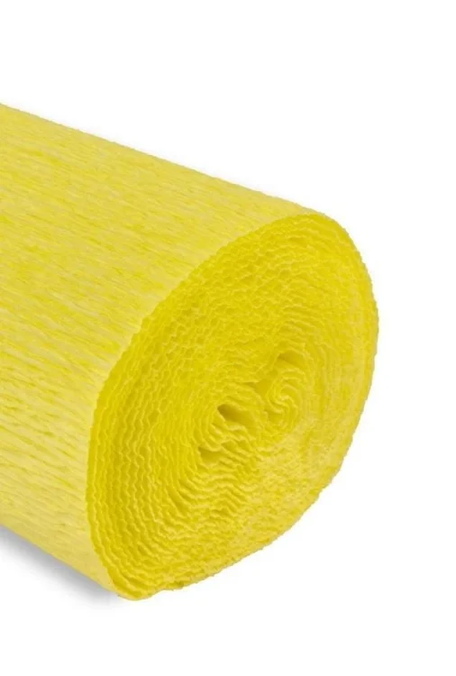 Krepina 50x250cm 180g żółta