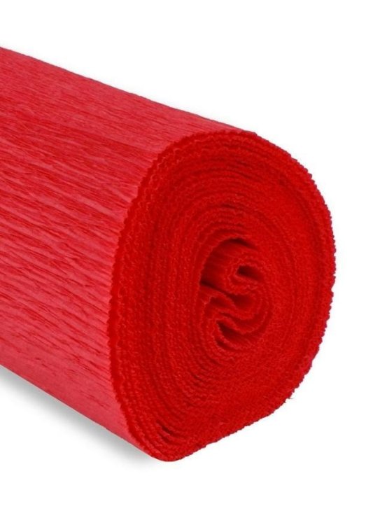 Krepina 50x250cm 180g czerwona