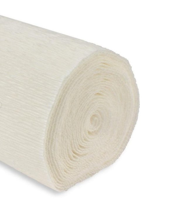 Krepina 50x250cm 180g biała