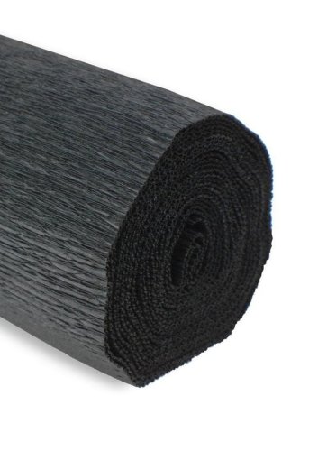 Krepina 50x250cm 180g czarna