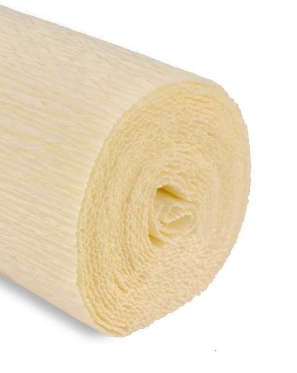 Krepina 50x250cm 180g kremowa