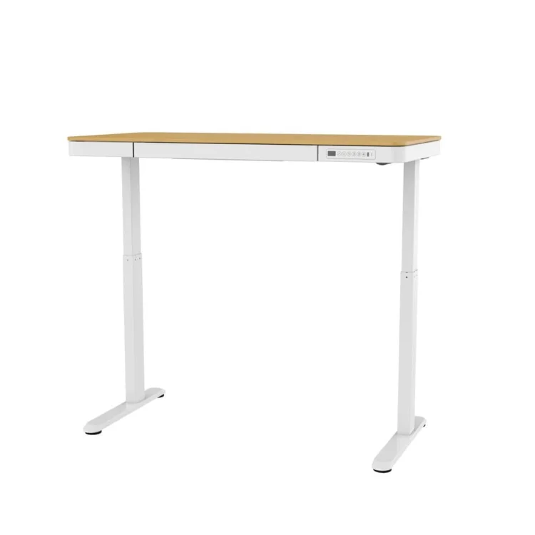 Biurko ACTIVEJET z elektryczną regulacją wysokości 140x70 ET119W-C biały/dąb