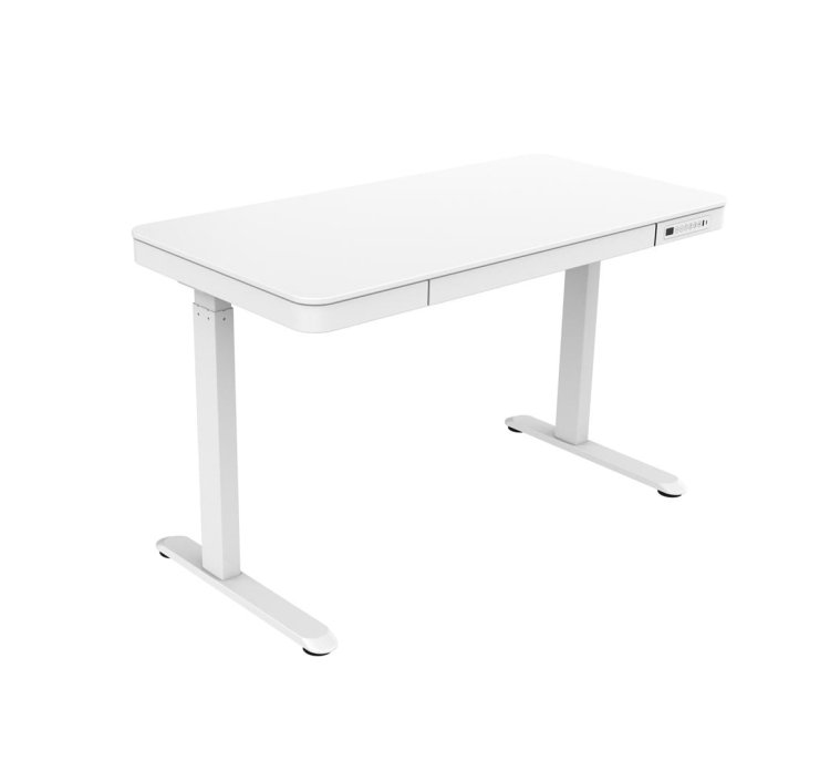 Biurko ACTIVEJET z elektryczną regulacją wysokości 140x70 ET119W-C biały