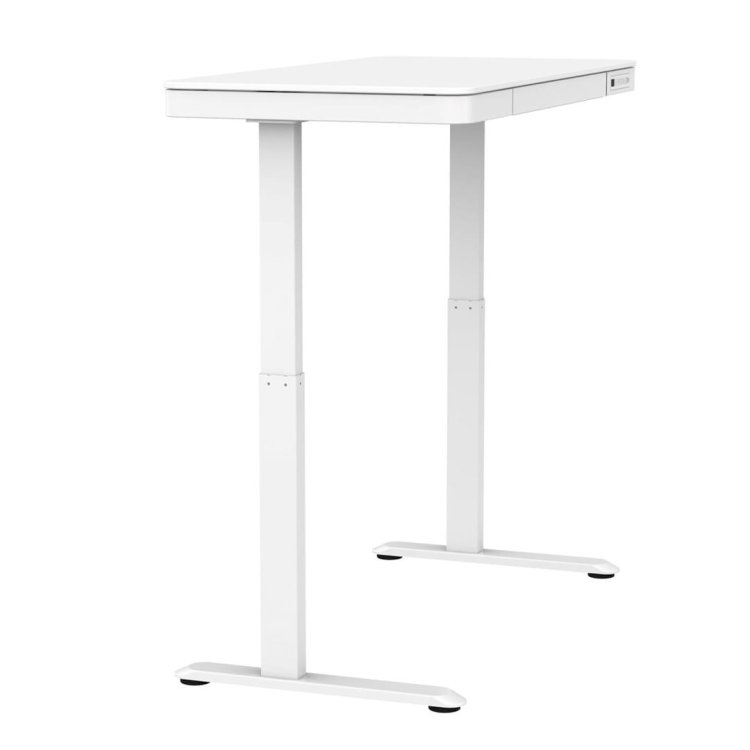 Biurko ACTIVEJET z elektryczną regulacją wysokości 140x70 ET119W-C biały