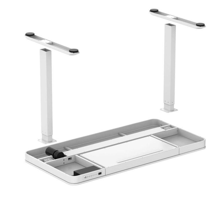 Biurko ACTIVEJET z elektryczną regulacją wysokości 140x70 ET119W-C biały