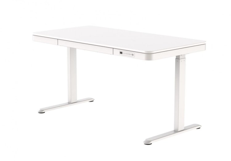 Biurko ACTIVEJET z elektryczną regulacją wysokości 140x70 ET119W-C biały