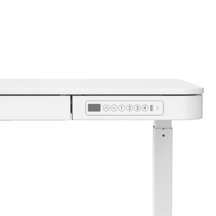 Biurko ACTIVEJET z elektryczną regulacją wysokości 140x70 ET119W-C biały