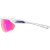 ALPINA Okulary na rower NYLOS HR  biało-fioletowe szkło fioletowe lustro Cat.3