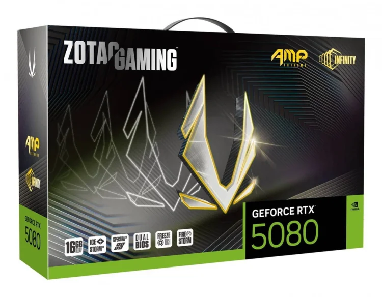Karta graficzna ZOTAC GAMING GeForce RTX 5080 16GB AMP Extreme INFINITY