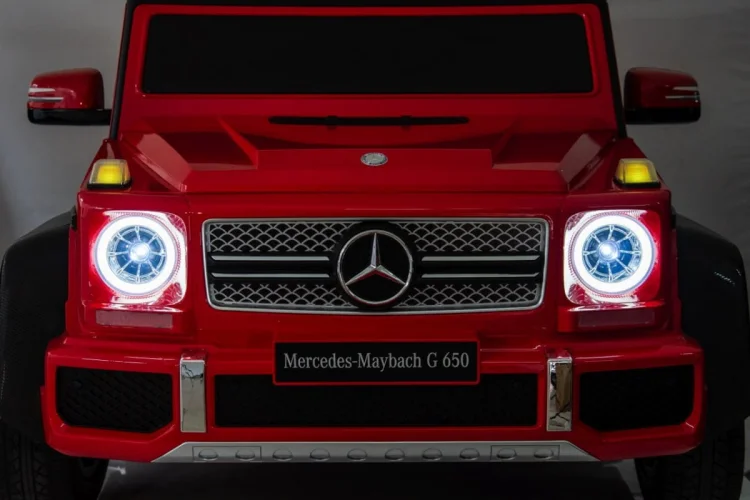 Pojazd Mercedes Benz MAYBACH G650 STRONG Czerwony