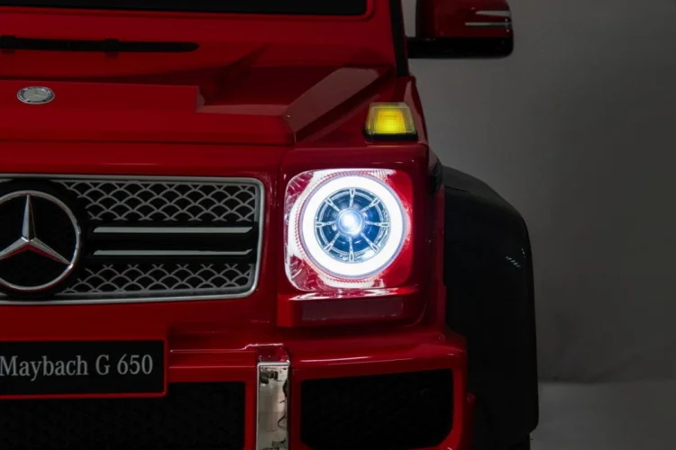 Pojazd Mercedes Benz MAYBACH G650 STRONG Czerwony