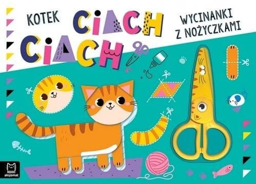 Wycinanki z nożyczkami. Kotek ciach, ciach!