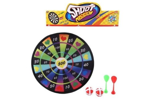 Tarcza z rzutkami na rzep