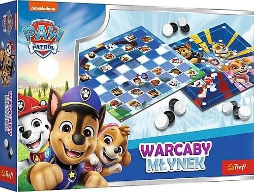 Warcaby i Młynek Paw Patrol TREFL
