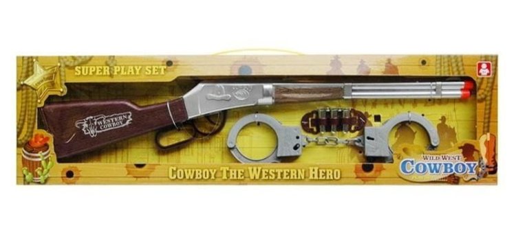 Pistolet strzelba z kajdankami