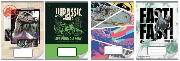 Zeszyt A5/32K kratka Jurassic park (10szt)