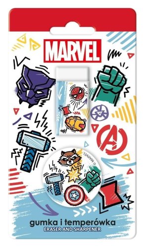 Gumka + temperówka Avengers
