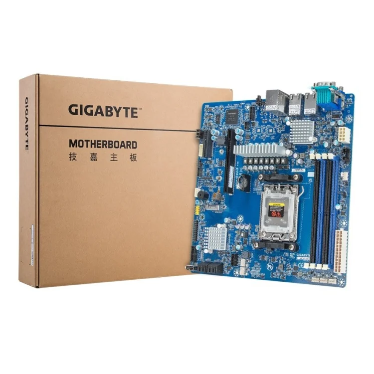 Płyta główna Gigabyte MC13-LE1 1x AM5 AMD Epyc 4004/Ryzen 7000 B650E (4xDIMM, 4x SATA, 1xM.2, 2x10Gbe, IPMI, mATX)