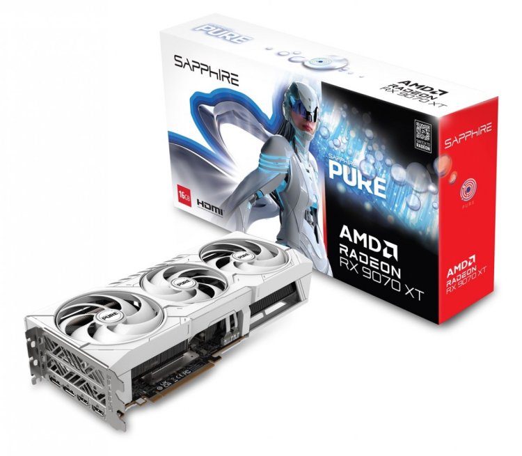 Karta graf. SAPPHIRE PURE RX 9070 XT GAMING OC 16GB