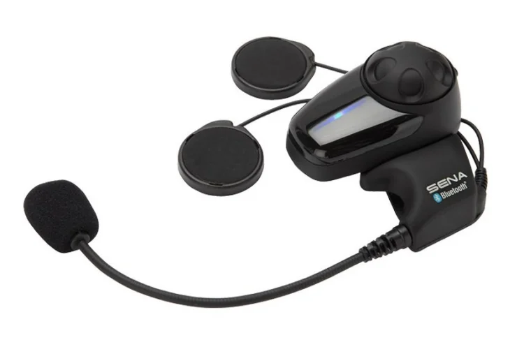Interkom Motocyklowy Sena SMH10-10 Bluetooth 3.0 900M z mikrofonem na pałąku, zestaw na 1 kask