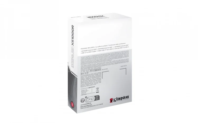 KINGSTON DYSK SSD 2000G PORTABLE XS1000R RED