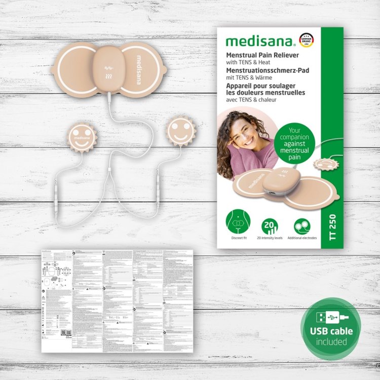 Urządzenie do uśmierzania bólów menstruacyjnych Medisana TT 250
