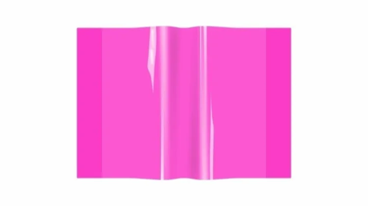 Okładka zeszytowa A4 PVC neon różowy (10szt)