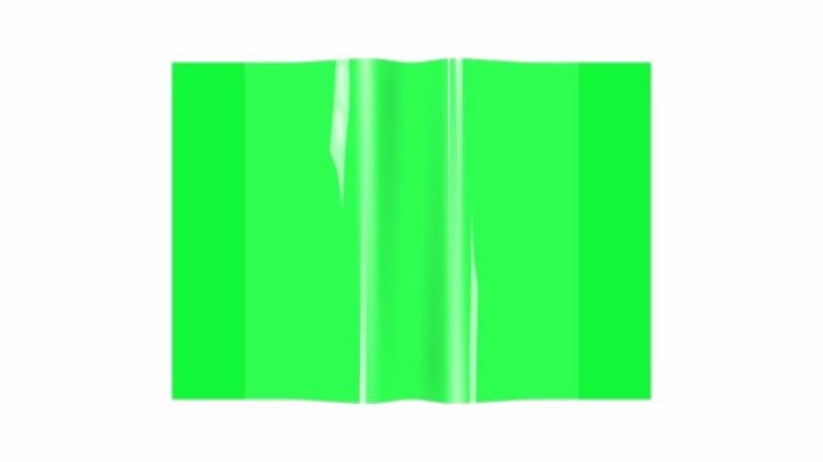 Okładka zeszytowa A5 PVC neon zielony (10szt)