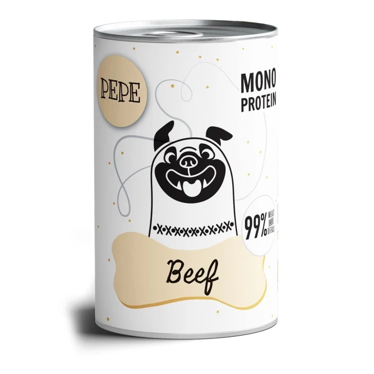 Paka Zwierzaka Pepe Beef 99% wołowina 400g