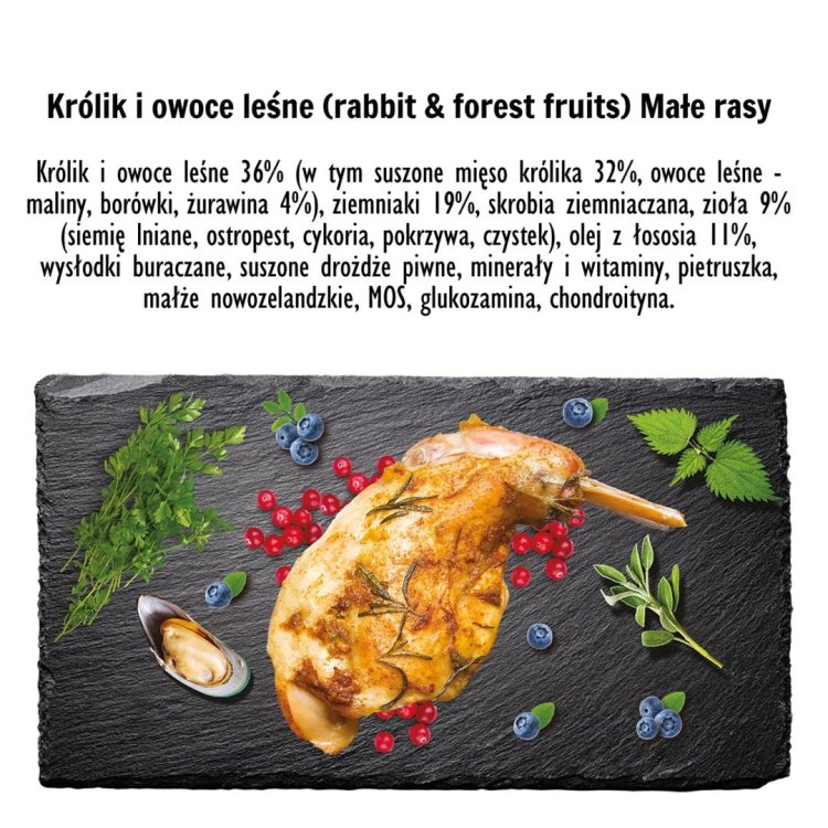 Paka Zwierzaka Seventh Heaven Królik z owocami leśnymi S 3kg