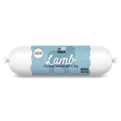 Paka Zwierzaka Pepe kiełbaski meat snack jagnięcina 200g
