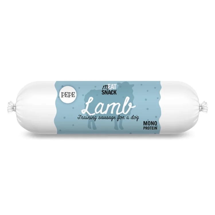 Paka Zwierzaka Pepe kiełbaski meat snack jagnięcina 200g