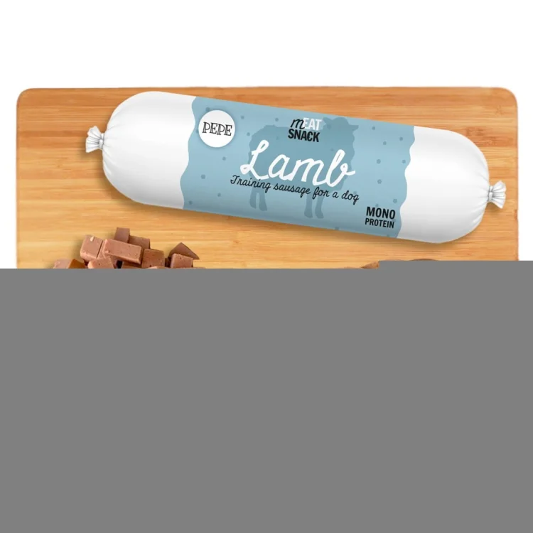 Paka Zwierzaka Pepe kiełbaski meat snack jagnięcina 200g