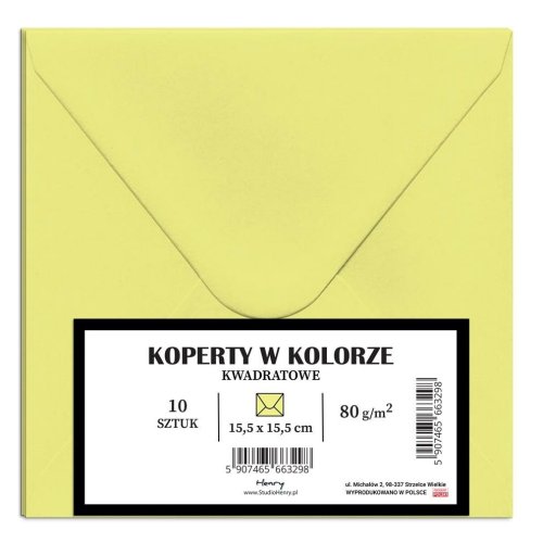 Koperty KW blady żółty 10szt