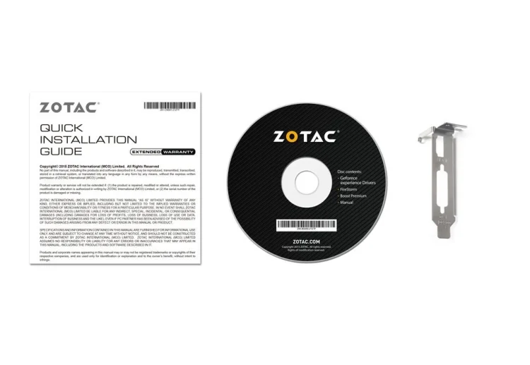 Zotac GT 1030 LP 2GB GDDR5 64b DVI-D HDMI