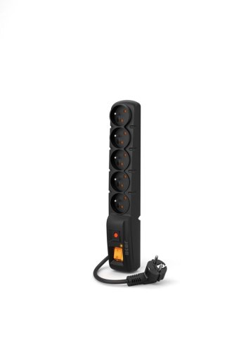 Listwa zasilająca Acar F5 (1,5m ; czarny)
