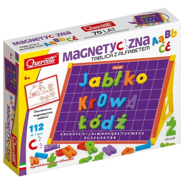 Magnetyczna tablica z alfabetem