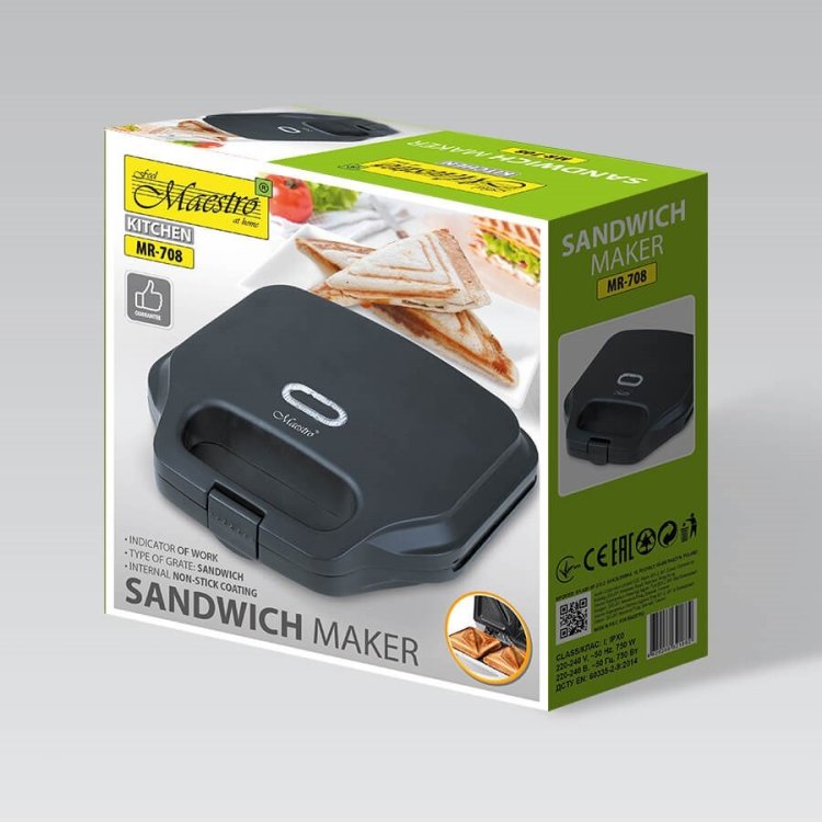 Opiekacz 750W MAESTRO MR-708