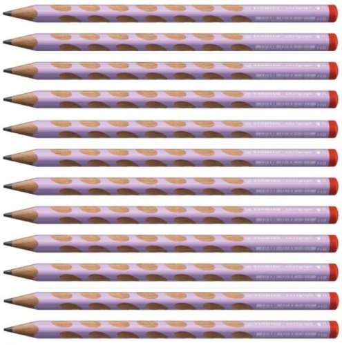Ołówek EasyGraph Pastel HB PR lilia (12szt)