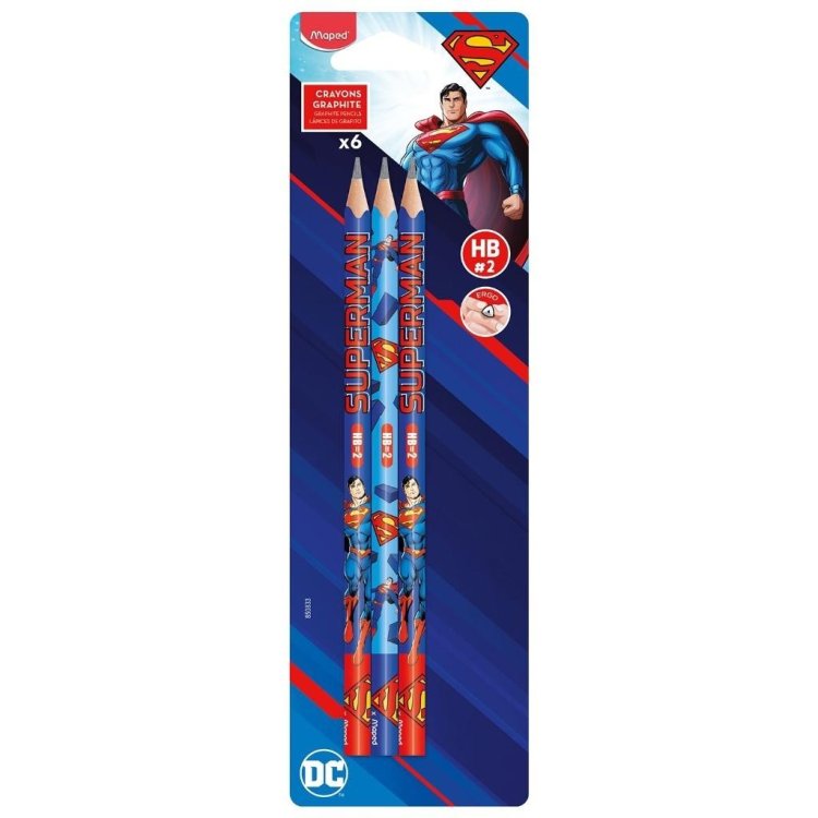 Ołówek Superman HB 6szt MAPED