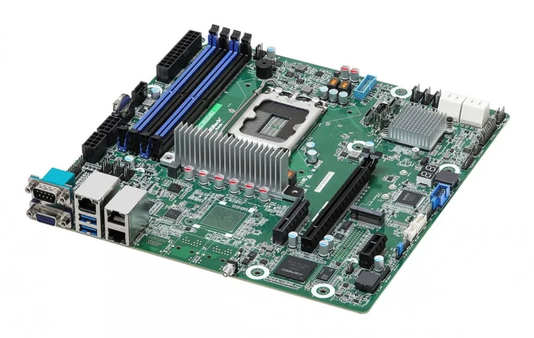 Płyta główna AsRock EC262D4U 1x LGA1700 Intel Xeon E-2400 C262 (4x DIMM, 8x SATA, 2xOCulink, 1xM.2, 2x1Gbe, IPMI, mATX)