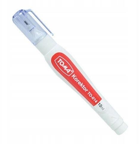 Korektor w pisaku 10ml TOMA