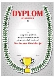 Dyplom A4 Sportowca