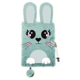 Pamiętnik z kłódką A5/96K 3D włochacz Rabbit