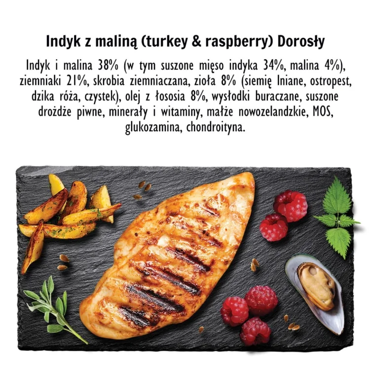 Paka Zwierzaka Seventh Heaven Indyk z maliną ''M'' 9kg