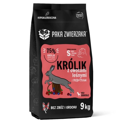 Paka Zwierzaka Seventh Heaven Królik z owocami leśnymi ''S'' 9kg